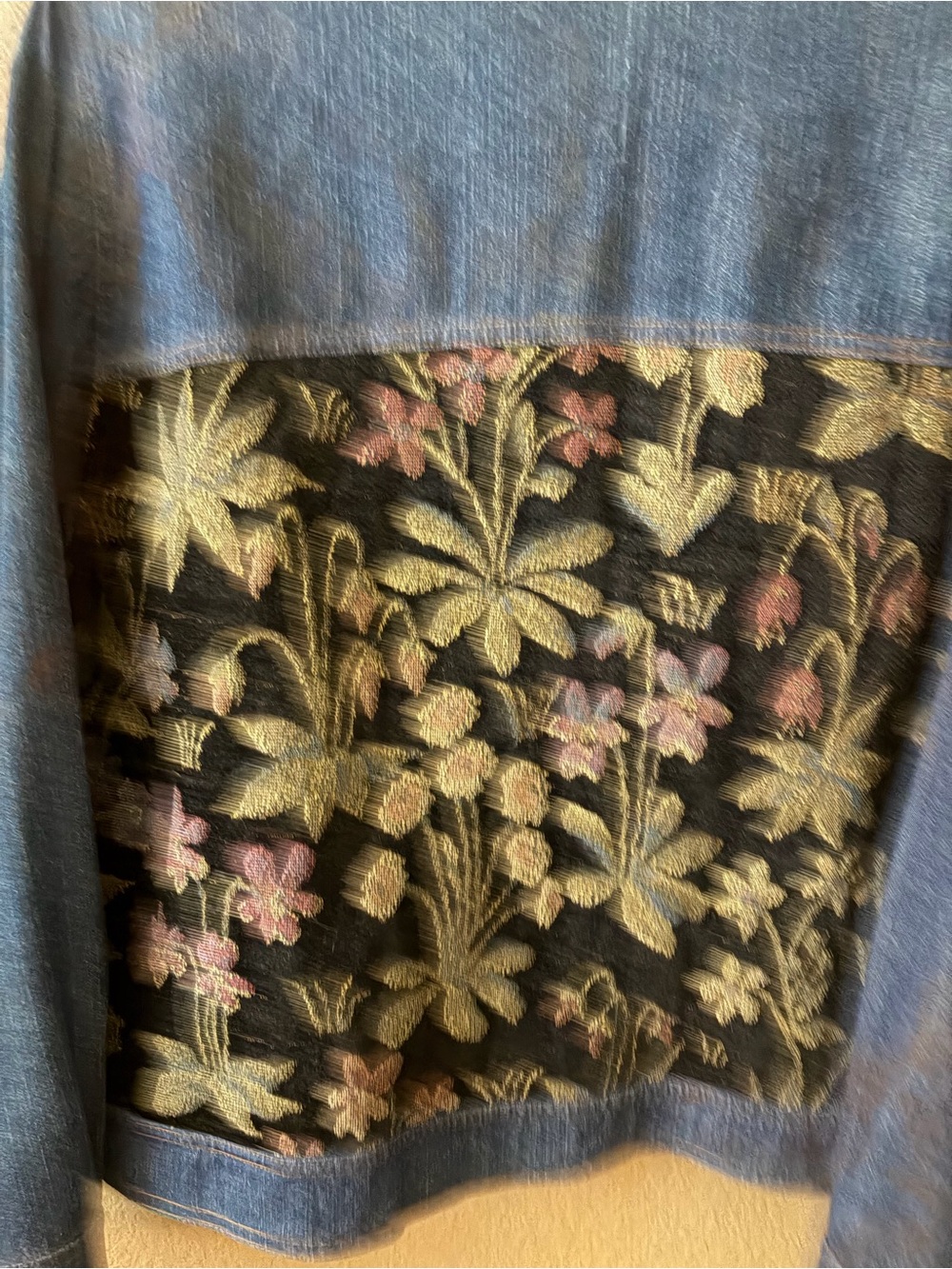 Produce Company Tapestry panel Denim Jacket - Picture 5 of 6